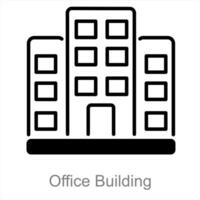 Office Building and business icon concept vector