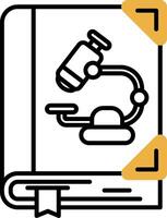 Biology Skined Filled Icon vector