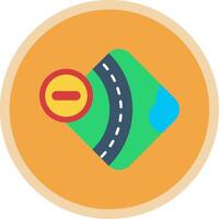 Block Flat Multi Circle Icon vector