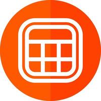 Layout Line Red Circle Icon vector