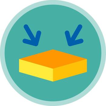 Flatten Flat Multi Circle Icon vector