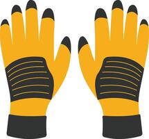 jardinería guantes icono vector