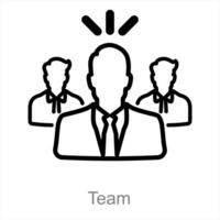 Team and unity icon concept vector