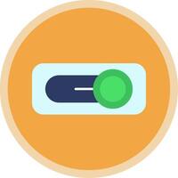 Switch Flat Multi Circle Icon vector