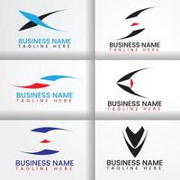 set of logo vector