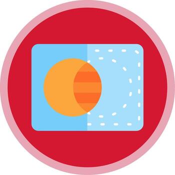 Opacity Flat Multi Circle Icon vector