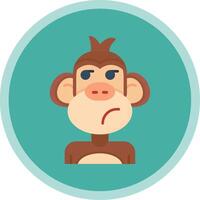 Liar Flat Multi Circle Icon vector