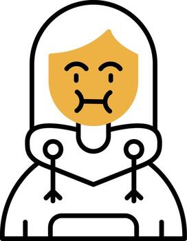 enfermedad desollado lleno icono vector