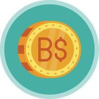 Brunei Flat Multi Circle Icon vector