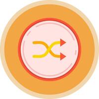 Random Flat Multi Circle Icon vector