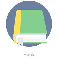 Book and read icon concept vector