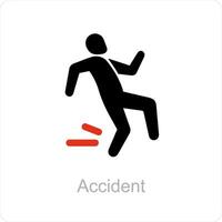 accident and health care icon concept vector