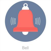 Bell and ring icon concept vector