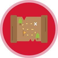 Map Flat Multi Circle Icon vector