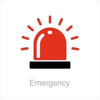 Emergency and medical icon concept vector