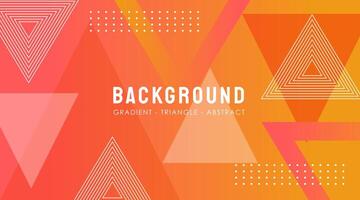 Vector Triangle Gradient abstract Background