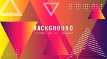 Vector Triangle Gradient abstract Background