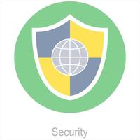 Security and safety icon concept vector