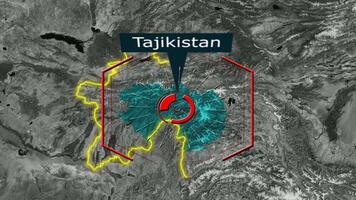 Tayikistán mapa - ciber ataque video