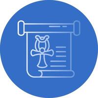 History Gradient Line Circle Icon vector