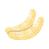 Pack of 16 Trendy Banana Desserts Flat Stickers vector