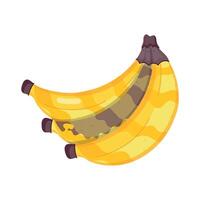 Pack of 16 Trendy Banana Desserts Flat Stickers vector