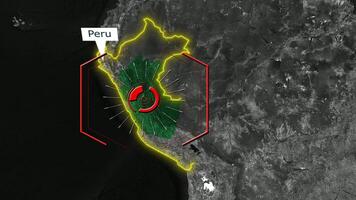 Perú mapa - ciber ataque video