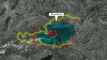 Austria mapa - ciber ataque video