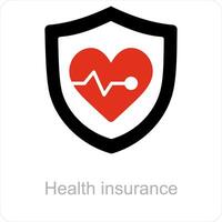 Health safety and safety icon concept vector