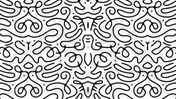 Line doodle pattern. eps 10 vector