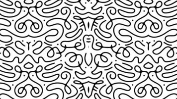 Line doodle pattern. eps 10 vector