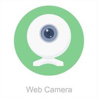 Web Camera and camera icon concept vector