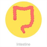 Intestine and internal icon concept vector