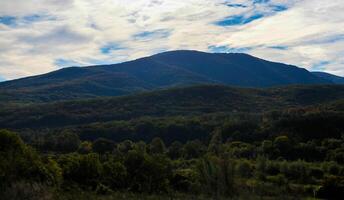 no high mountains under beautiful sky photo