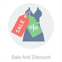 Sale and Discount icon concept vector