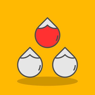 Wet Filled Shadow Icon