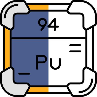 Plutonium Filled Half Cut Icon