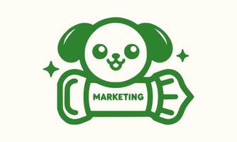 Cute marketing vector Art Style