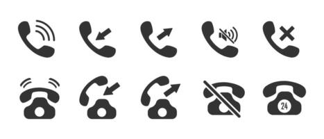 Call Icon set vector