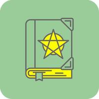 Tanakh Filled Yellow Icon vector