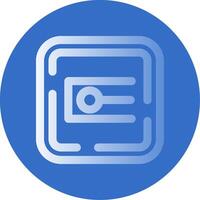 Endpoint Gradient Line Circle Icon vector
