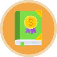 Valuable Flat Multi Circle Icon vector