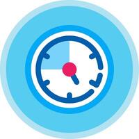 Time Flat Multi Circle Icon vector