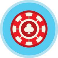 Chip Flat Multi Circle Icon vector