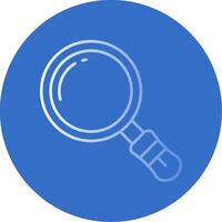 Search Gradient Line Circle Icon vector
