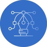 Vector Gradient Line Circle Icon