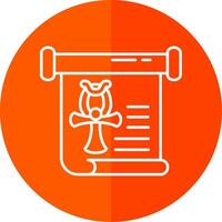 History Line Red Circle Icon vector