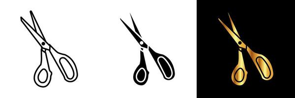 The Scissors icon represents a versatile tool used for cutting various materials with precision. vector
