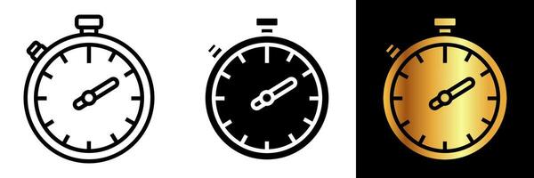 The Time Clock icon symbolizes efficiency, punctuality, and organized work hours. It represents the pivotal tool used for tracking employee work hours accurately. vector