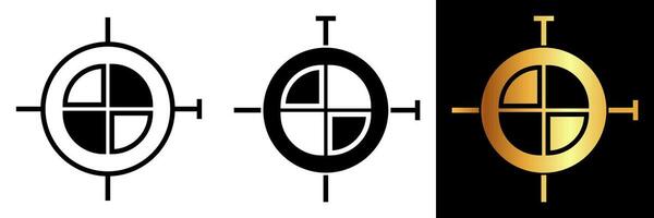 The Registration Marks icon symbolizes accuracy and alignment in the realm of printing and design. vector